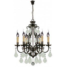 Lighting Inspiration-Louis 15Th 6Lt Pendant Bronze